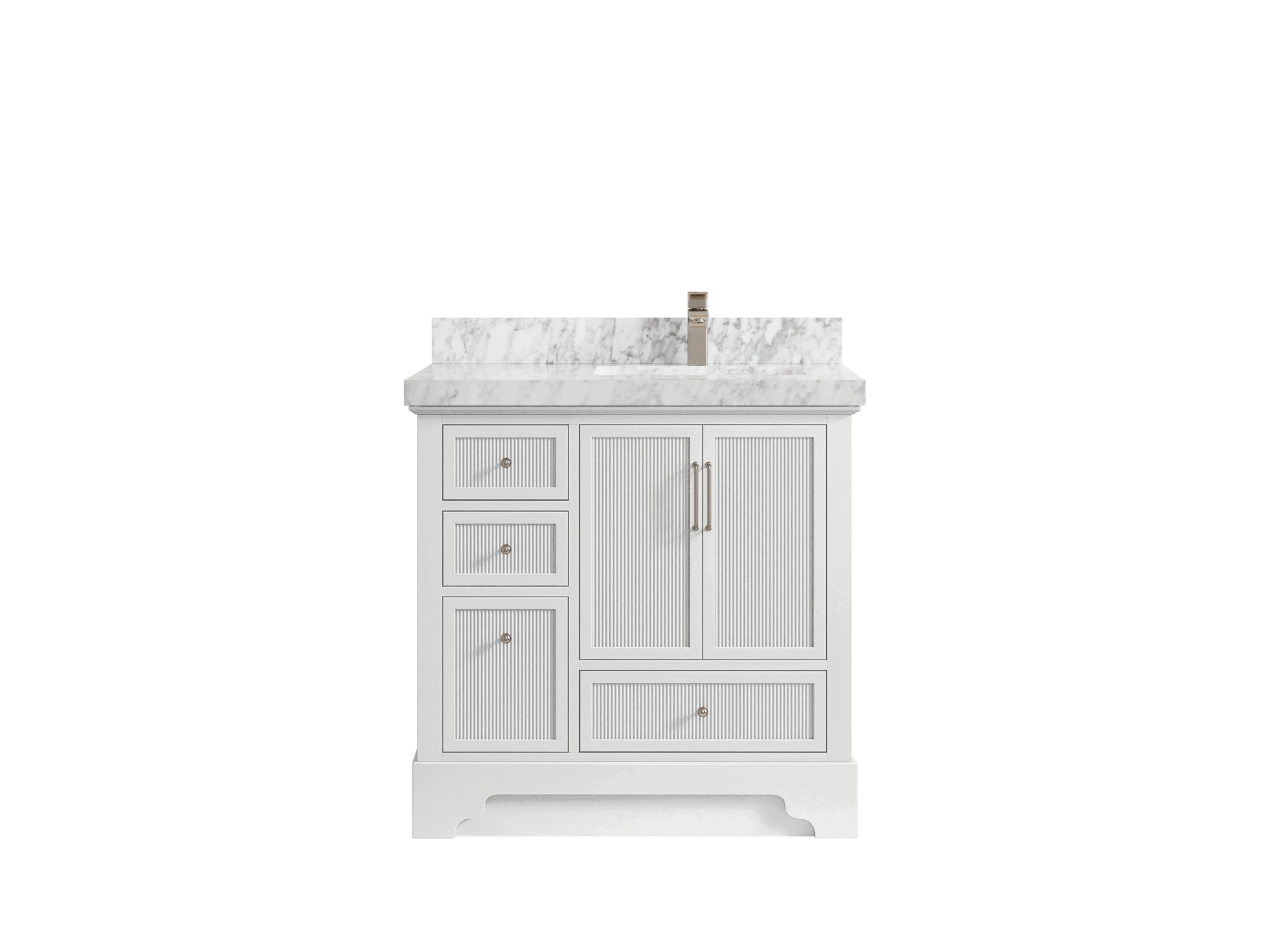 Alys 36 in. W x 22 in. D Right Offset Sink Bathroom Vanity