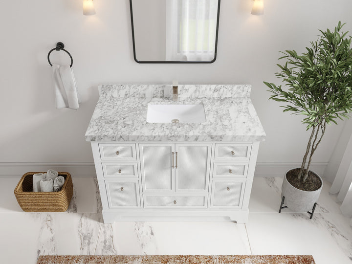 Alys 48 in. W x 22 in. D Single Sink Bathroom Vanity - photo 17