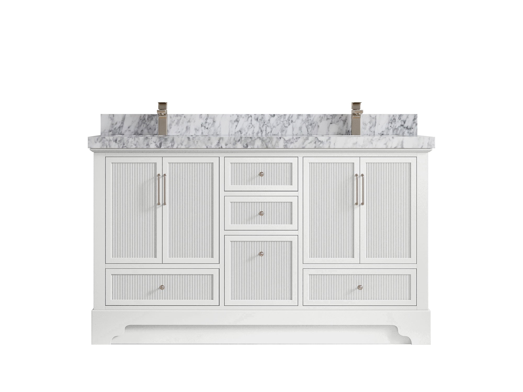 Alys 60 in. W x 22 in. D Double Sink Bathroom Vanity
