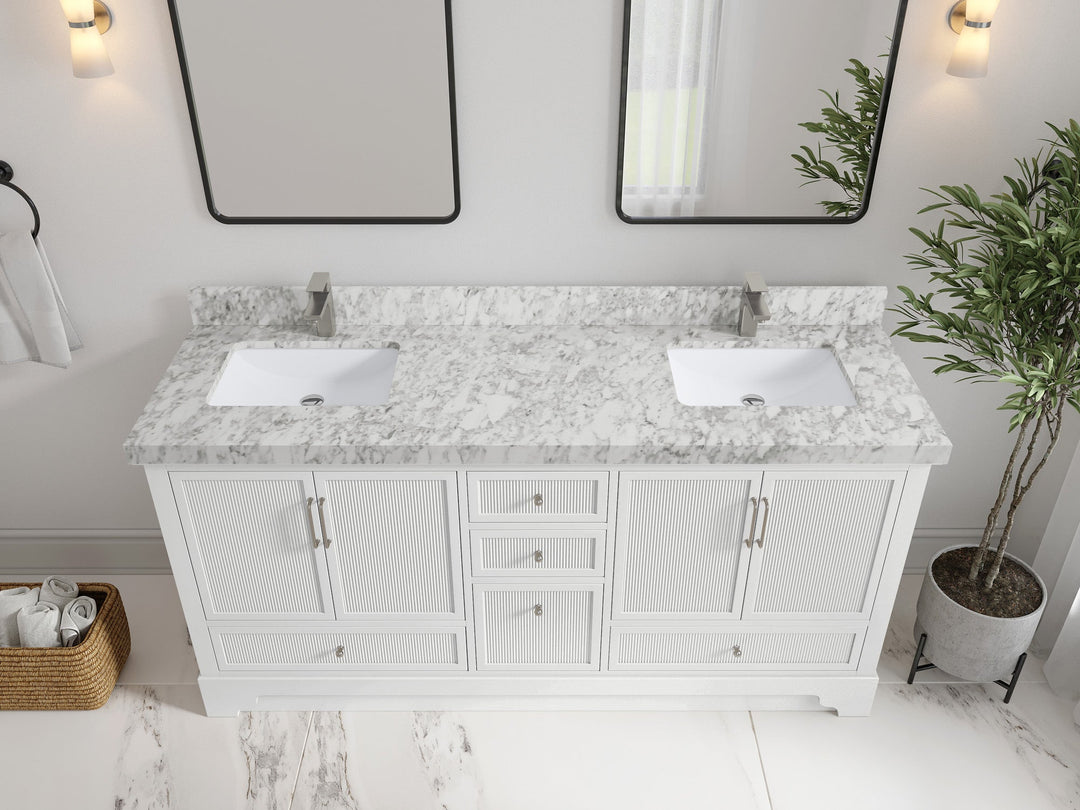 Alys 72 in. W x 22 in. D Double Sink Bathroom Vanity
