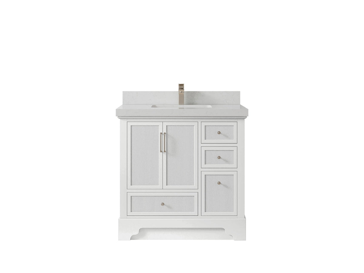 Alys 36 in. W x 22 in. D Center Sink Bathroom Vanity