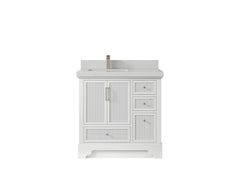 Alys 36 in. W x 22 in. D Left Offset Sink Bathroom Vanity - photo 20