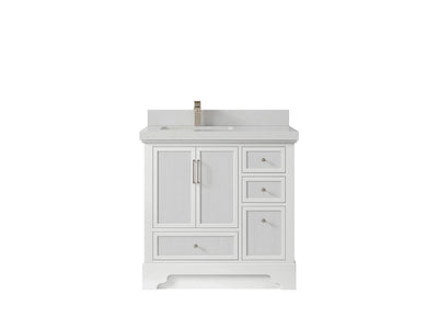 Alys 36 in. W x 22 in. D Left Offset Sink Bathroom Vanity