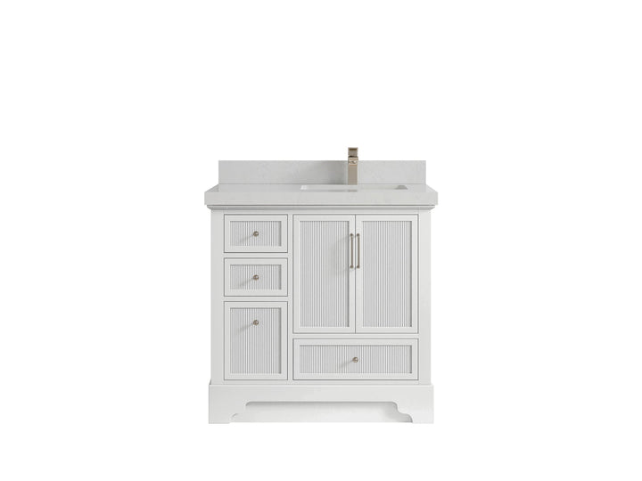 Alys 36 in. W x 22 in. D Right Offset Sink Bathroom Vanity - photo 20