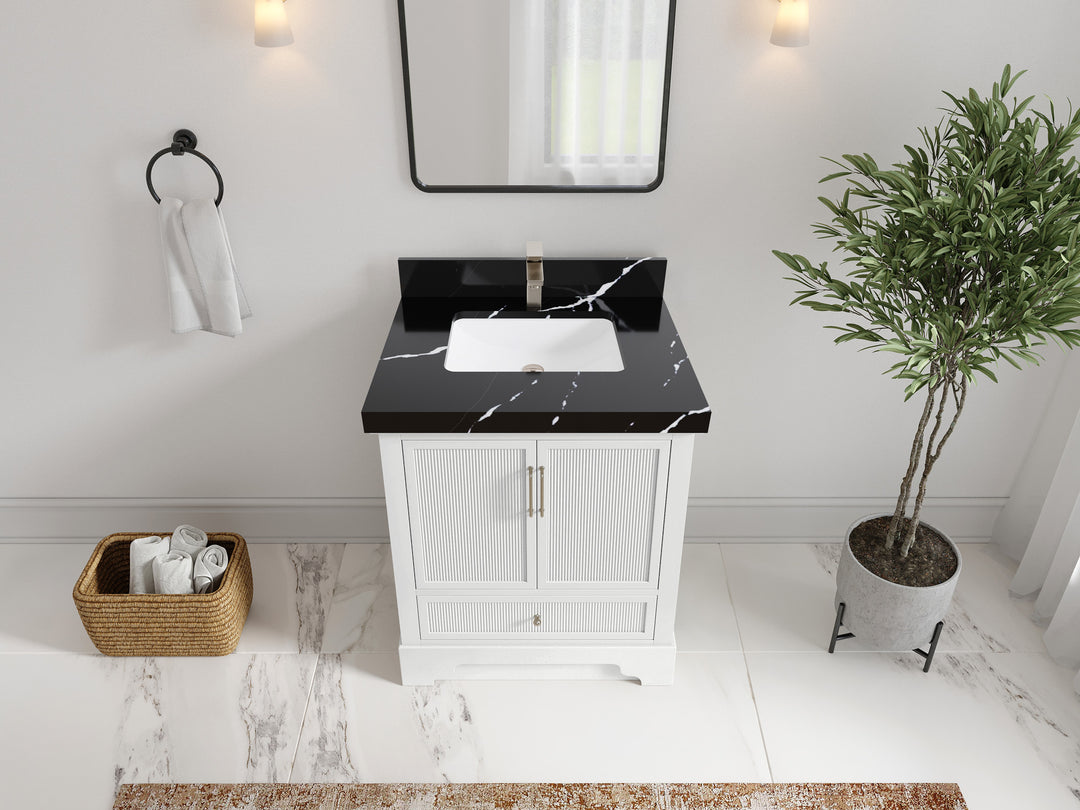 Alys 30 in. W x 22 in. D Single Sink Bathroom Vanity