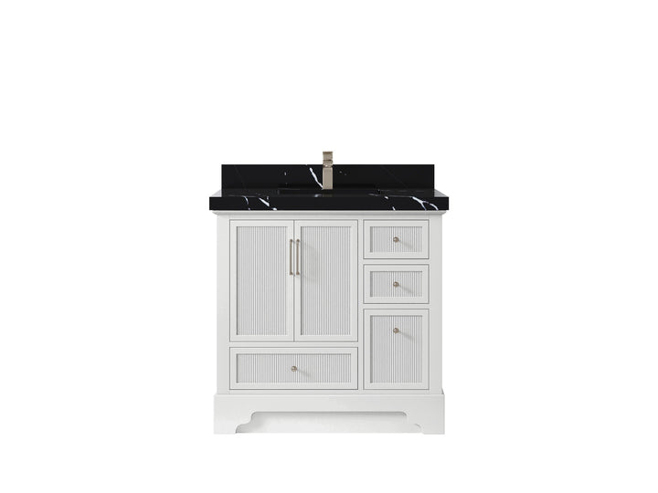 Alys 36 in. W x 22 in. D Center Sink Bathroom Vanity - photo 30