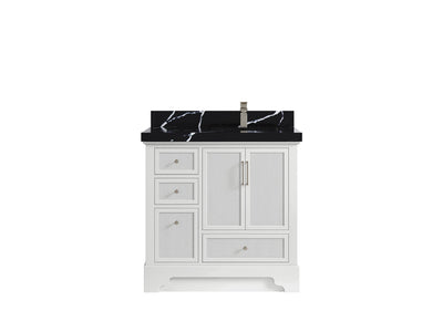 Alys 36 in. W x 22 in. D Right Offset Sink Bathroom Vanity