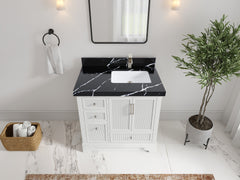 Alys 36 in. W x 22 in. D Right Offset Sink Bathroom Vanity - photo 29