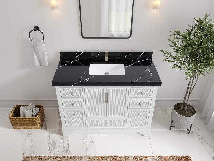 Alys 48 in. W x 22 in. D Single Sink Bathroom Vanity - photo 29