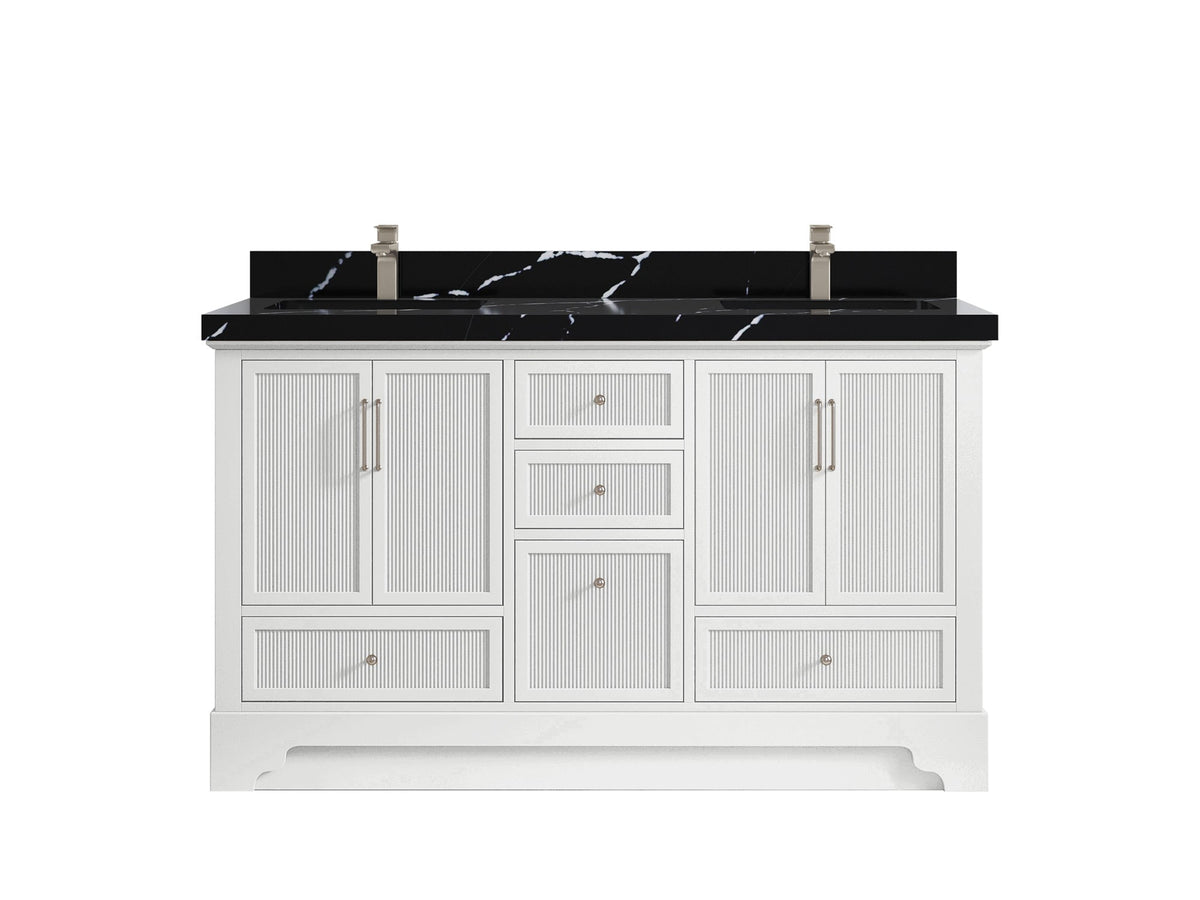 Alys 60 in. W x 22 in. D Double Sink Bathroom Vanity
