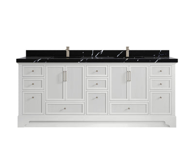 Alys 84 in. W x 22 in. D Double Sink Bathroom Vanity