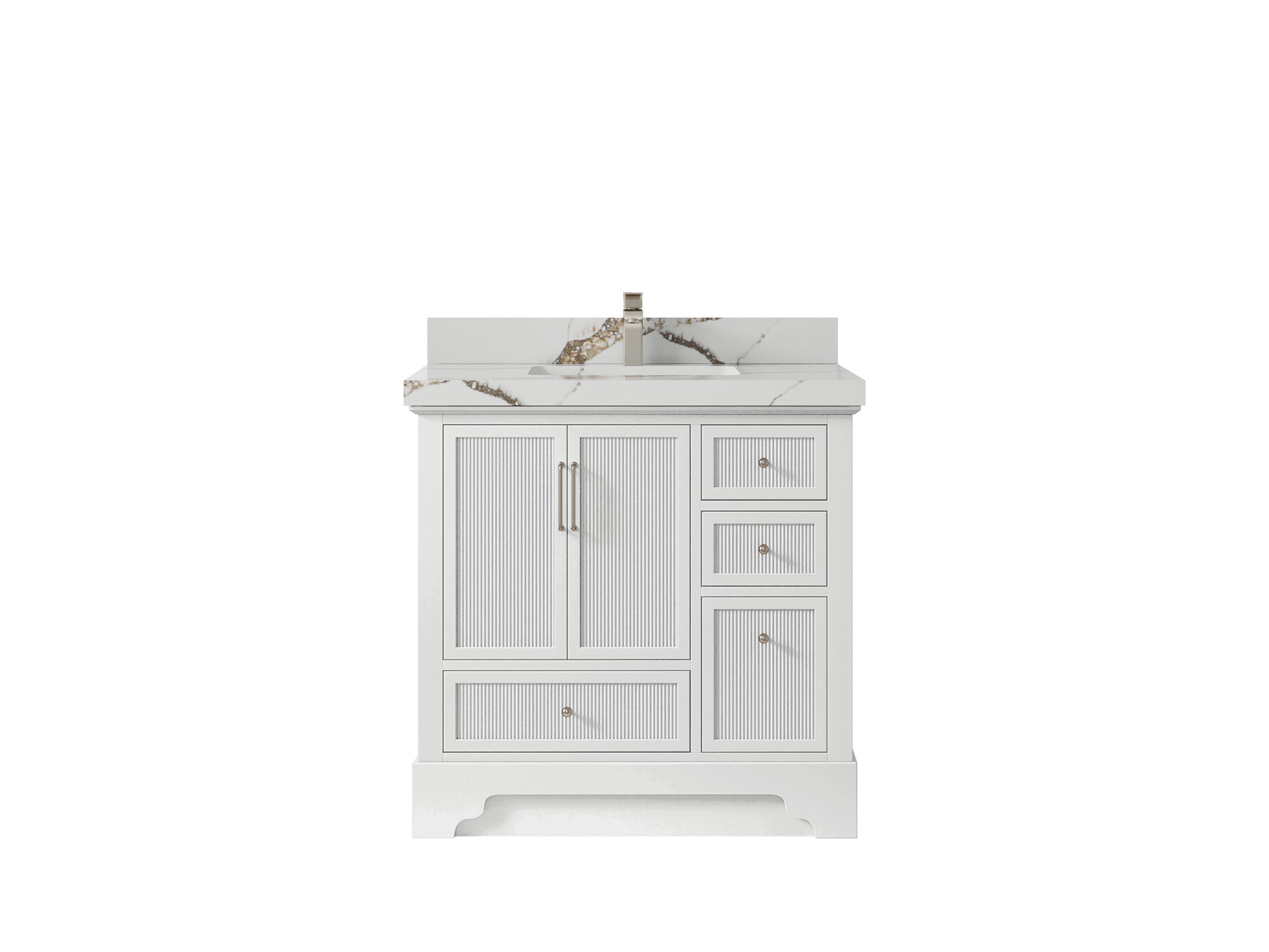 Alys 36 in. W x 22 in. D Center Sink Bathroom Vanity