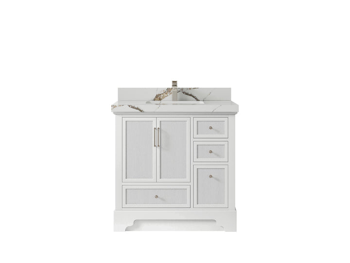 Alys 36 in. W x 22 in. D Center Sink Bathroom Vanity - photo 32