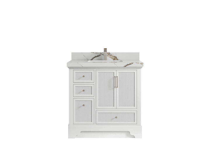 Alys 36 in. W x 22 in. D Center Sink Bathroom Vanity - photo 32