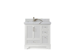 Alys 36 in. W x 22 in. D Left Offset Sink Bathroom Vanity - photo 32