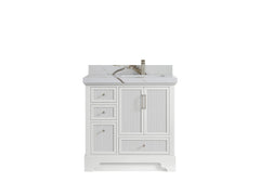 Alys 36 in. W x 22 in. D Right Offset Sink Bathroom Vanity - photo 32
