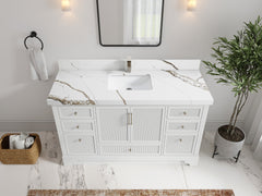 Alys 60 in. W x 22 in. D Single Sink Bathroom Vanity - photo 31