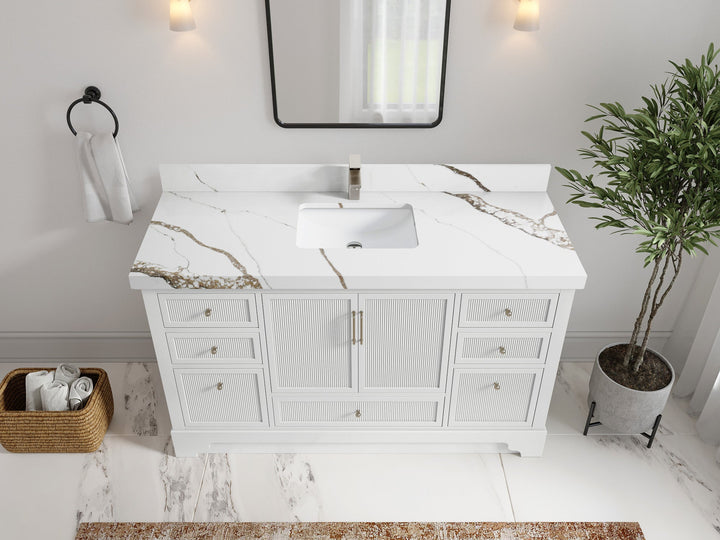 Alys 60 in. W x 22 in. D Single Sink Bathroom Vanity - photo 31