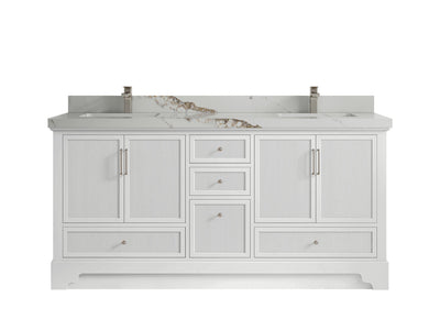 Alys 72 in. W x 22 in. D Double Sink Bathroom Vanity