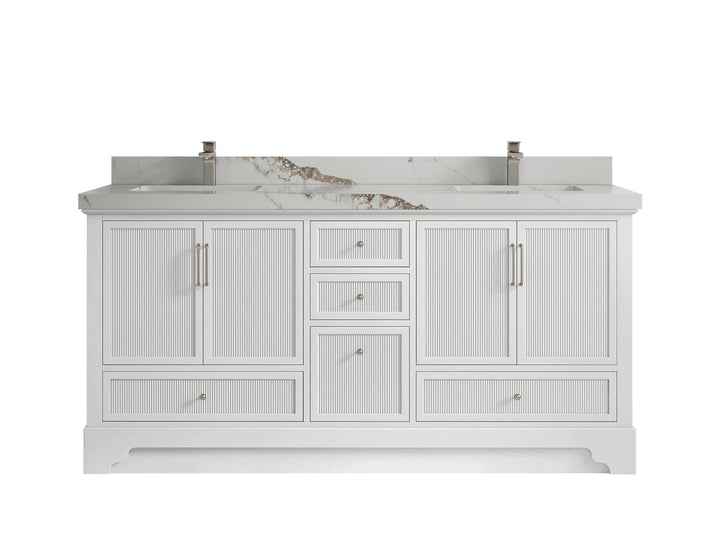 Alys 72 in. W x 22 in. D Double Sink Bathroom Vanity - photo 30