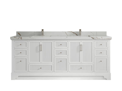 Alys 84 in. W x 22 in. D Double Sink Bathroom Vanity