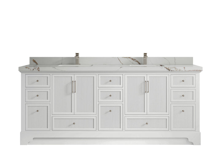 Alys 84 in. W x 22 in. D Double Sink Bathroom Vanity - photo 32