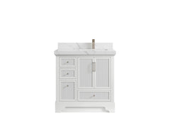 Alys 36 in. W x 22 in. D Right Offset Sink Bathroom Vanity - photo 14