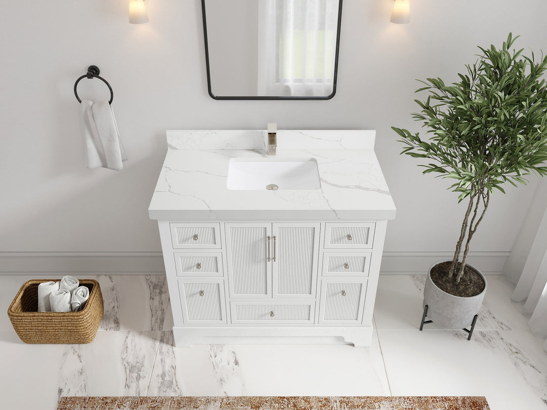Alys 42 in. W x 22 in. D Single Sink Bathroom Vanity