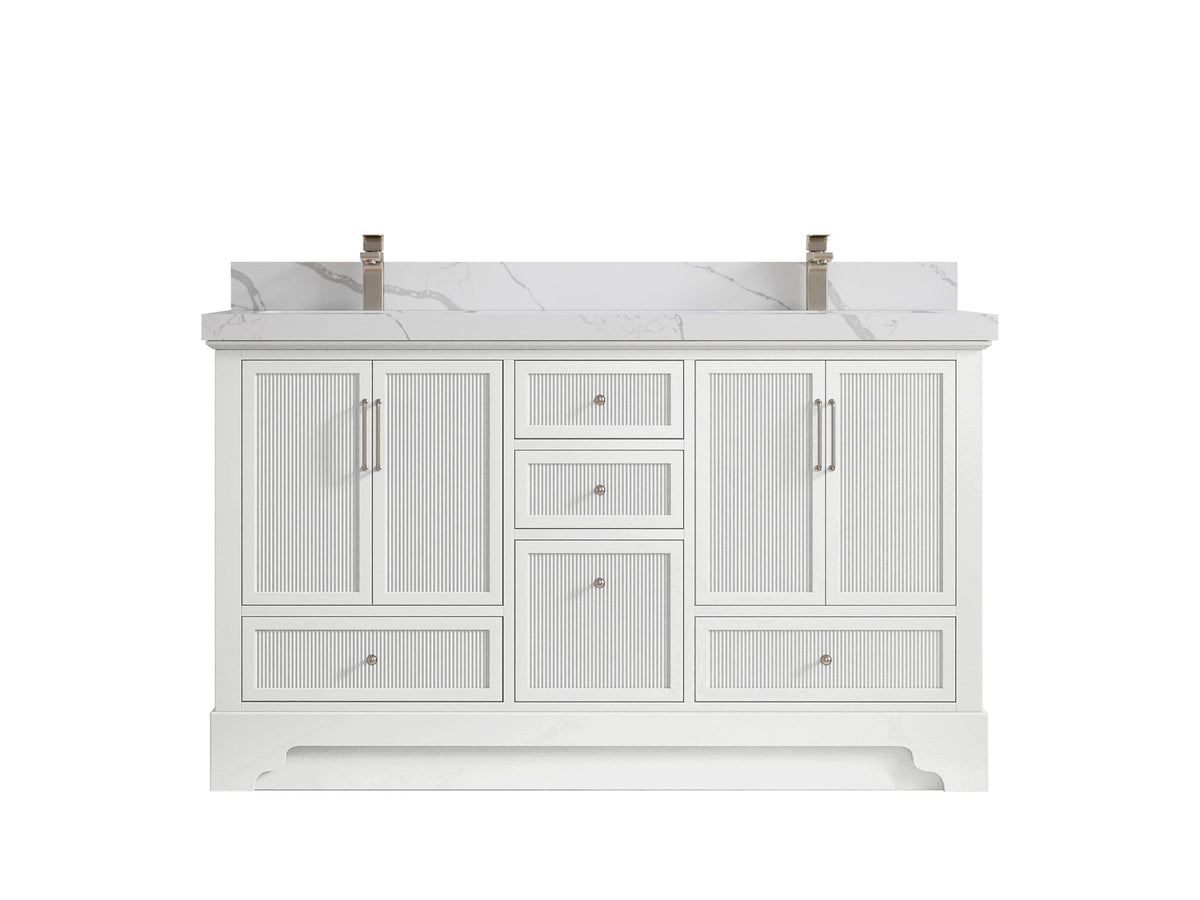 Alys 60 in. W x 22 in. D Double Sink Bathroom Vanity