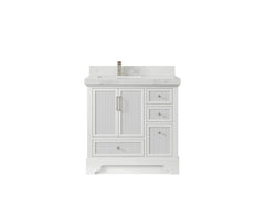 Alys 36 in. W x 22 in. D Left Offset Sink Bathroom Vanity - photo 16