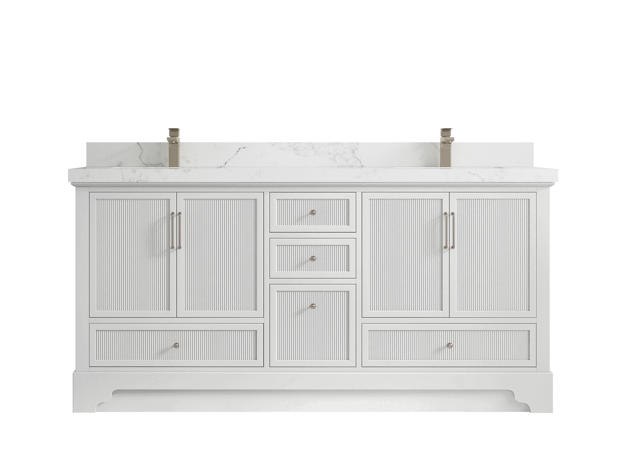 Alys 72 in. W x 22 in. D Double Sink Bathroom Vanity