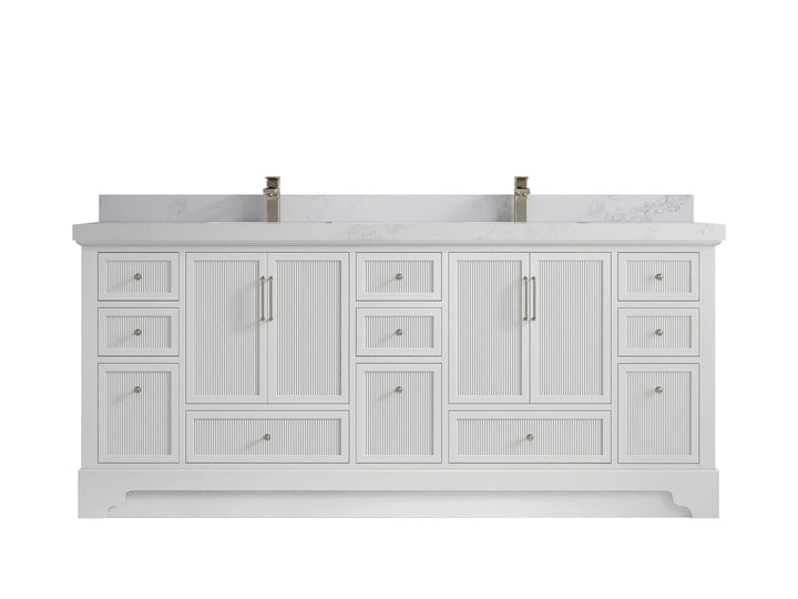 Alys 80 in. W x 22 in. D Double Sink Bathroom Vanity - photo 24