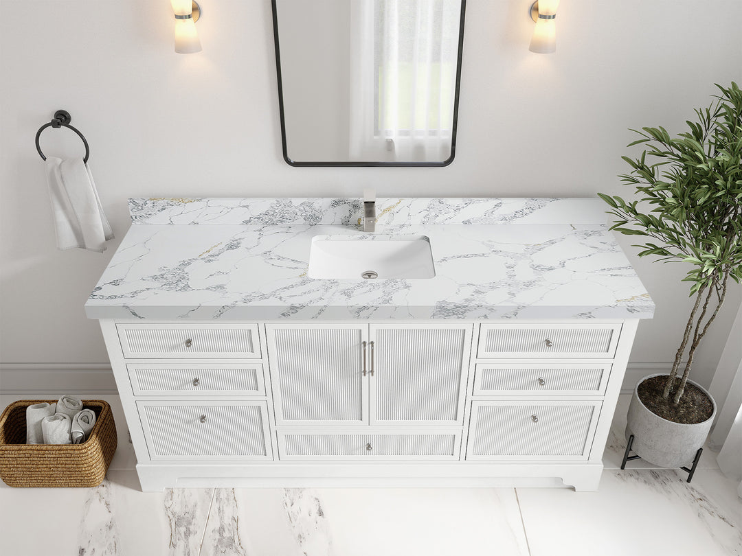 Alys 72 in. W x 22 in. D Single Sink Bathroom Vanity