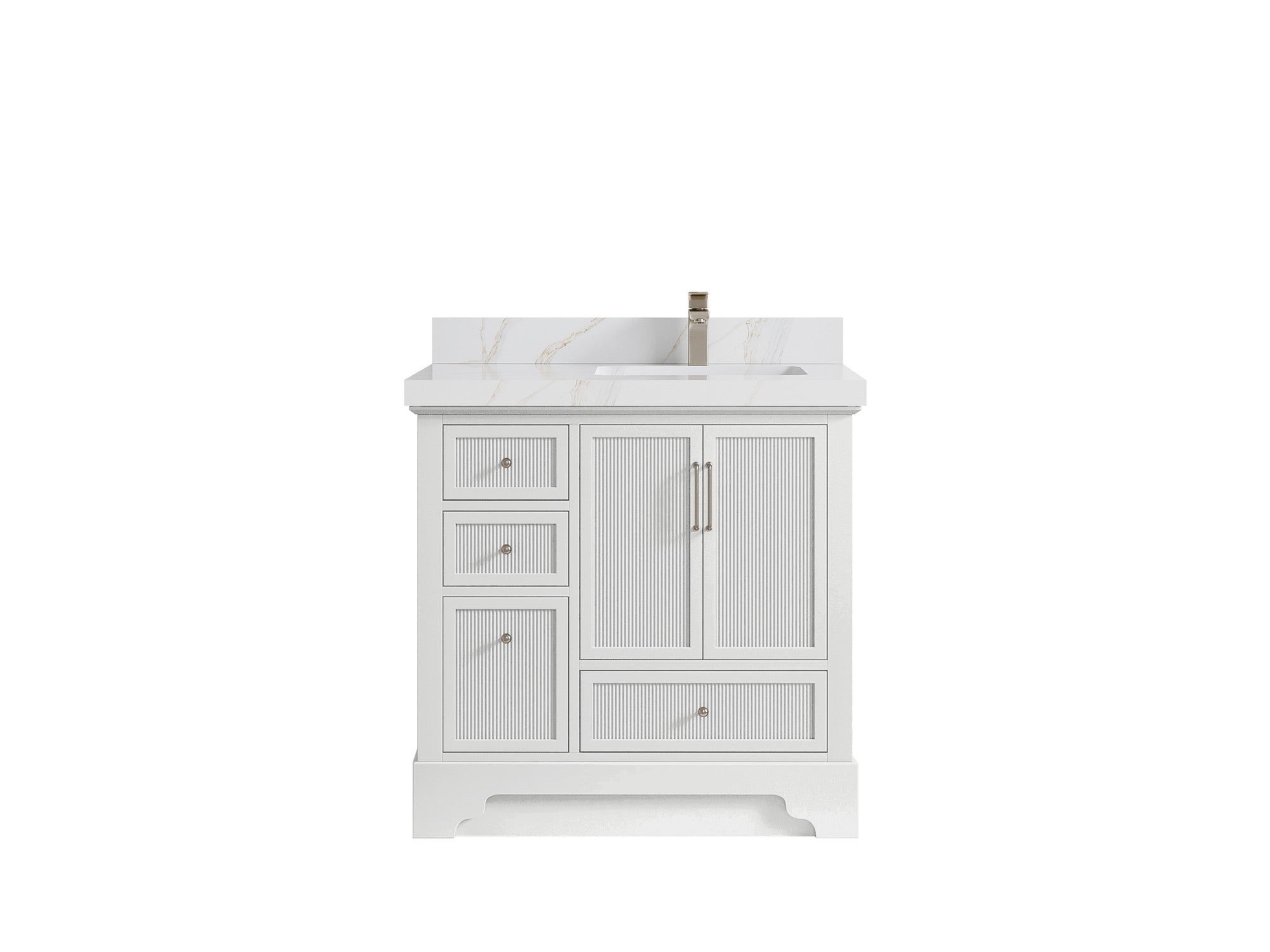 Alys 36 in. W x 22 in. D Right Offset Sink Bathroom Vanity