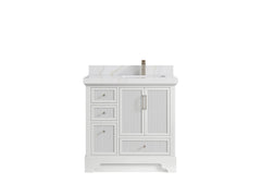 Alys 36 in. W x 22 in. D Right Offset Sink Bathroom Vanity - photo 34
