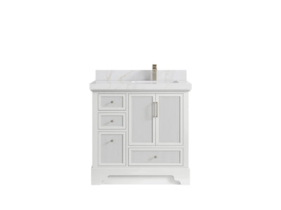 Alys 36 in. W x 22 in. D Right Offset Sink Bathroom Vanity