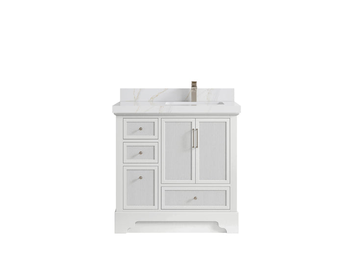 Alys 36 in. W x 22 in. D Right Offset Sink Bathroom Vanity - photo 34