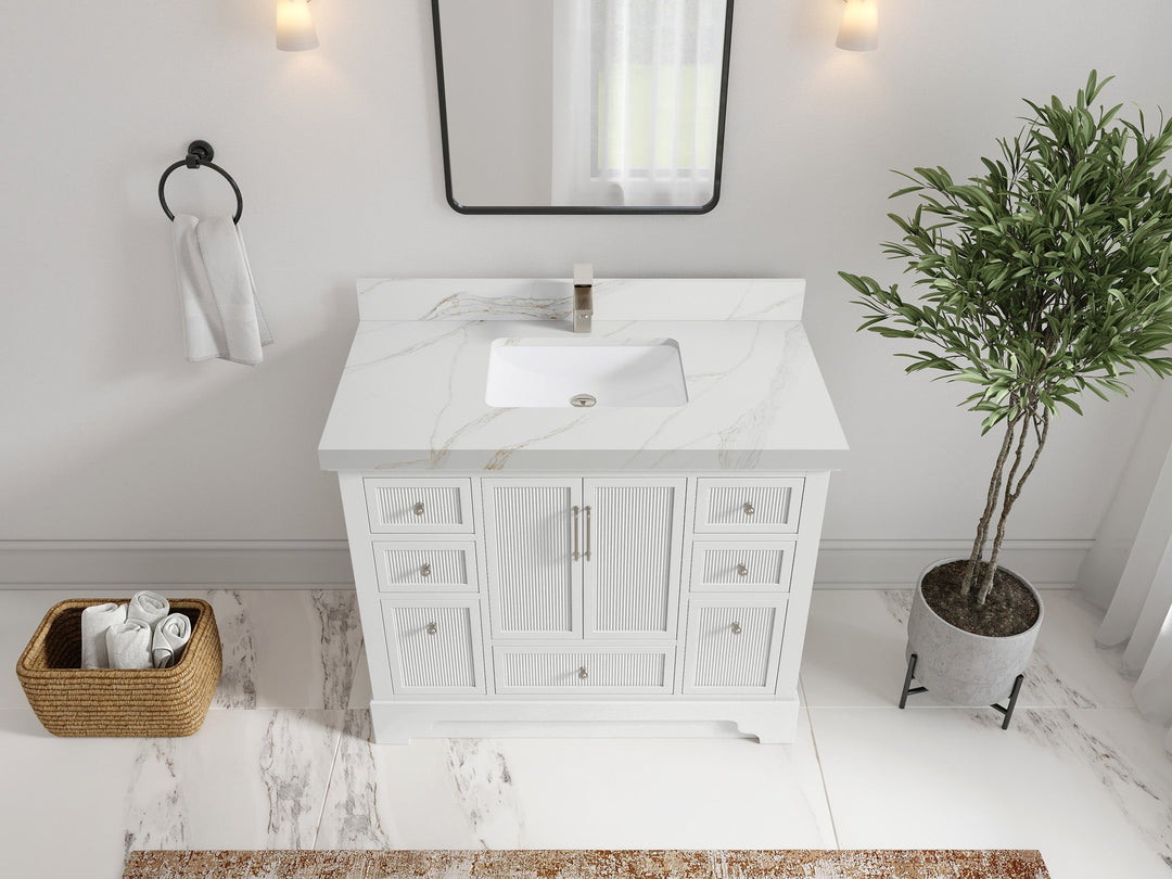 Alys 42 in. W x 22 in. D Single Sink Bathroom Vanity