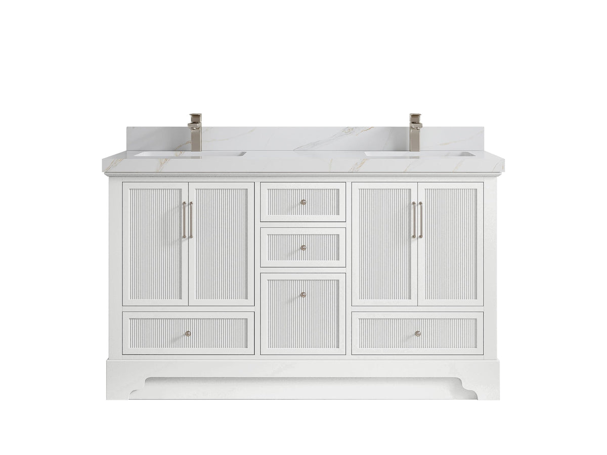 Alys 60 in. W x 22 in. D Double Sink Bathroom Vanity