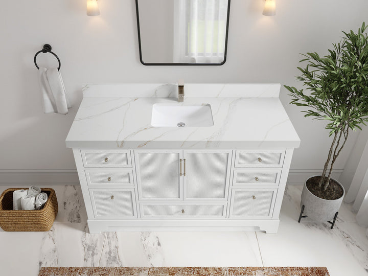 Alys 60 in. W x 22 in. D Single Sink Bathroom Vanity - photo 33