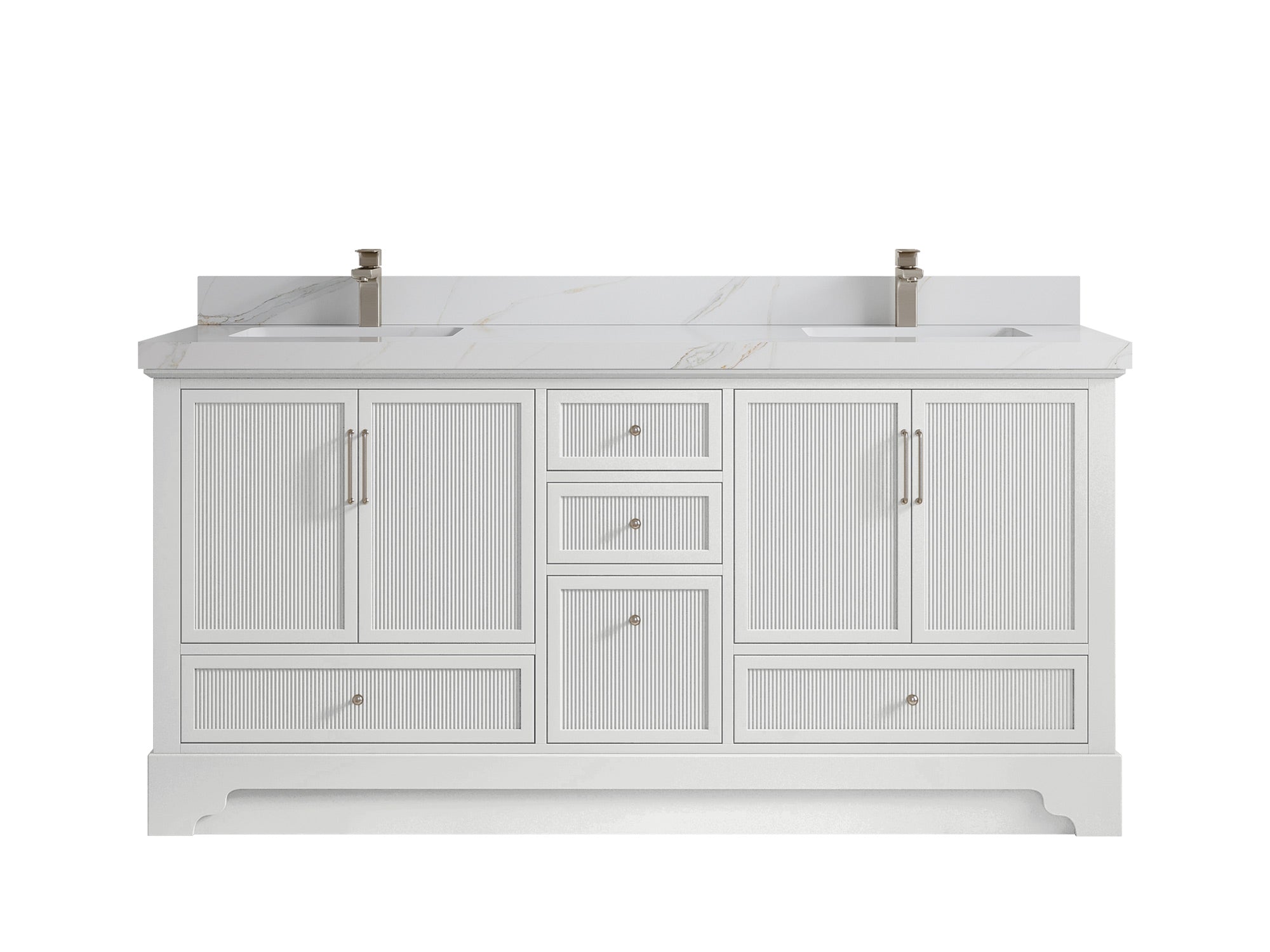 Alys 72 in. W x 22 in. D Double Sink Bathroom Vanity