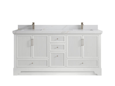 Alys 72 in. W x 22 in. D Double Sink Bathroom Vanity