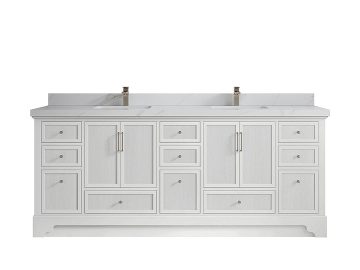 Alys 84 in. W x 22 in. D Double Sink Bathroom Vanity - photo 34