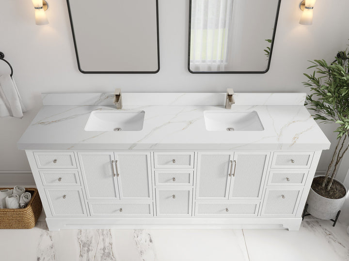 Alys 84 in. W x 22 in. D Double Sink Bathroom Vanity - photo 33