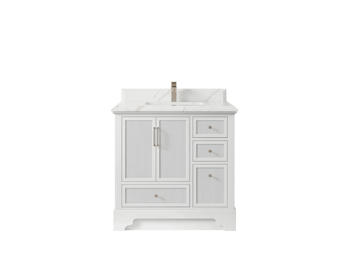 Alys 36 in. W x 22 in. D Center Sink Bathroom Vanity - photo 8