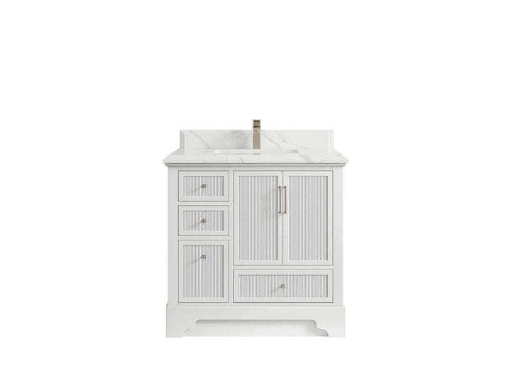 Alys 36 in. W x 22 in. D Center Sink Bathroom Vanity - photo 8