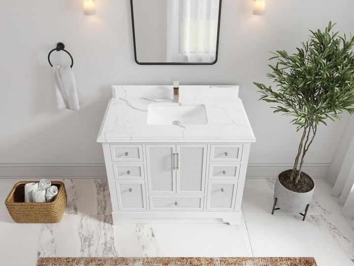 Alys 42 in. W x 22 in. D Single Sink Bathroom Vanity - photo 7