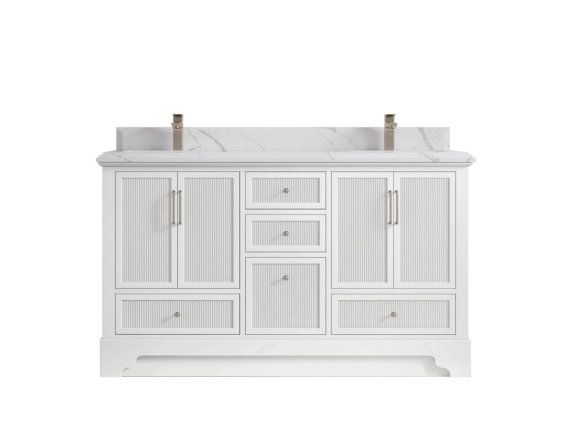 Alys 60 in. W x 22 in. D Double Sink Bathroom Vanity