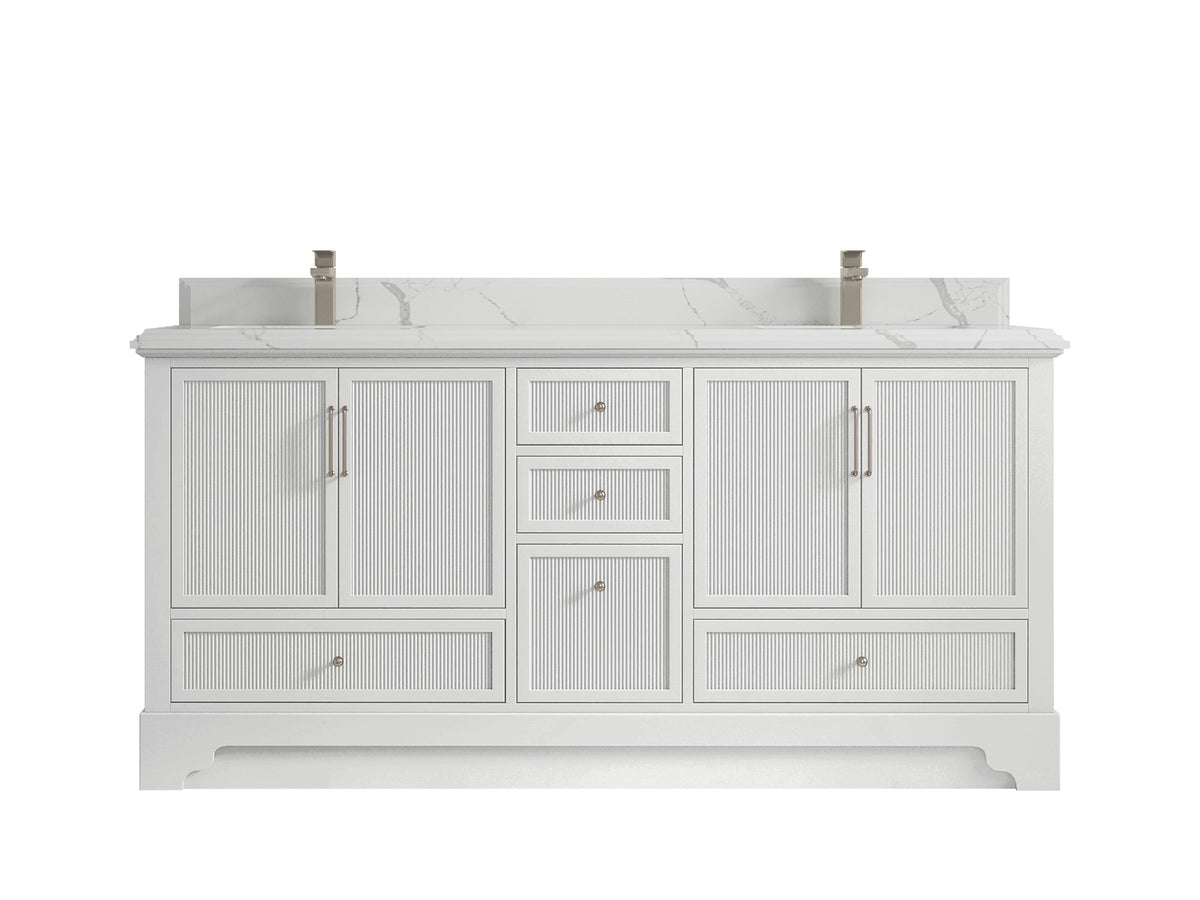 Alys 72 in. W x 22 in. D Double Sink Bathroom Vanity
