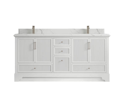 Alys 72 in. W x 22 in. D Double Sink Bathroom Vanity